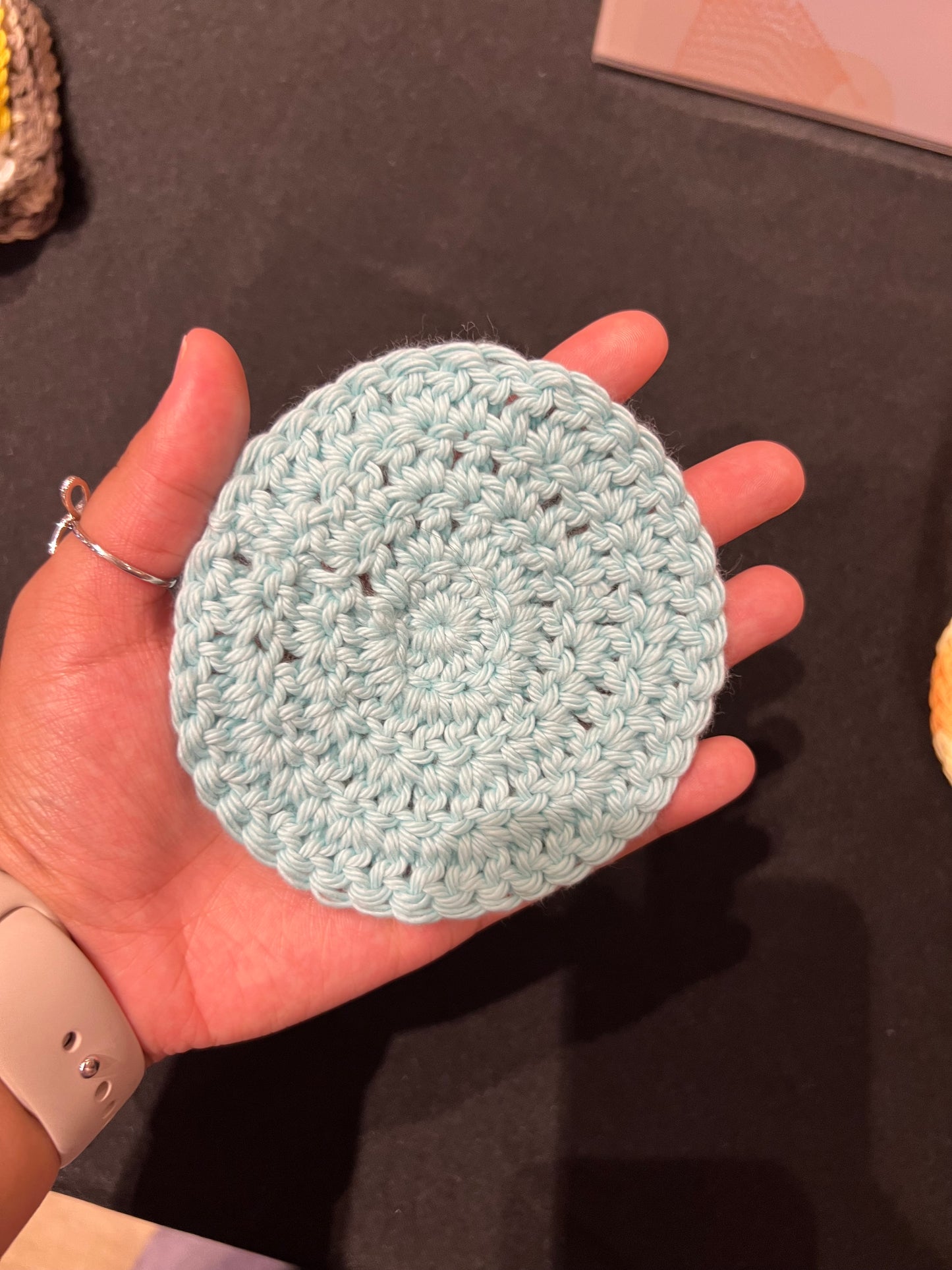 Circle Crochet Coasters