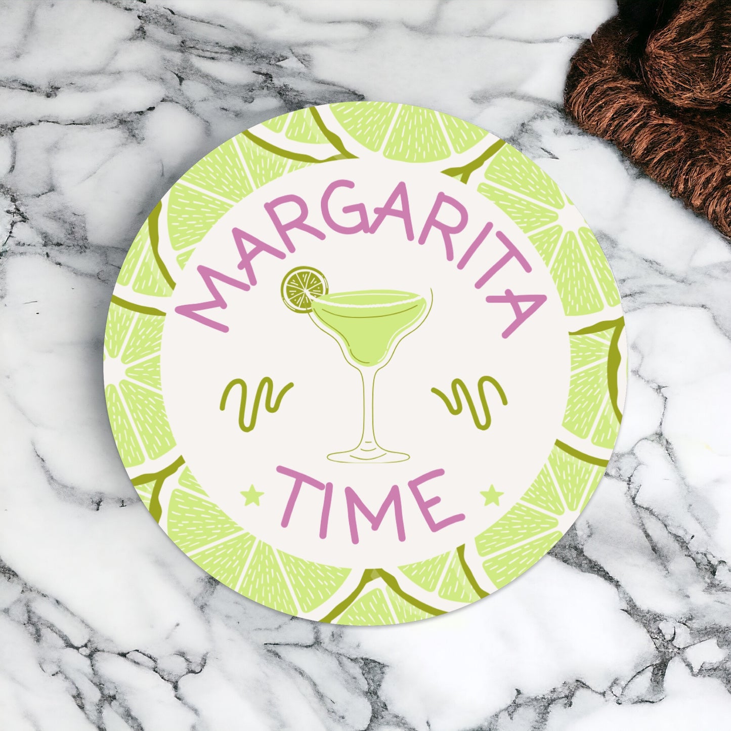 Margarita Time Coaster