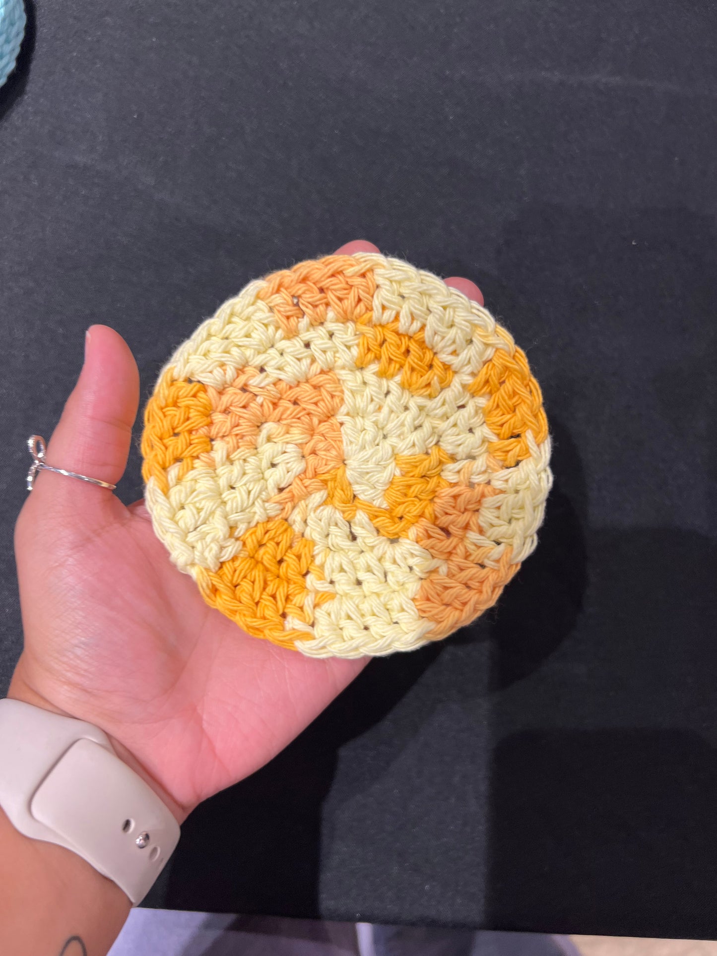 Circle Crochet Coasters