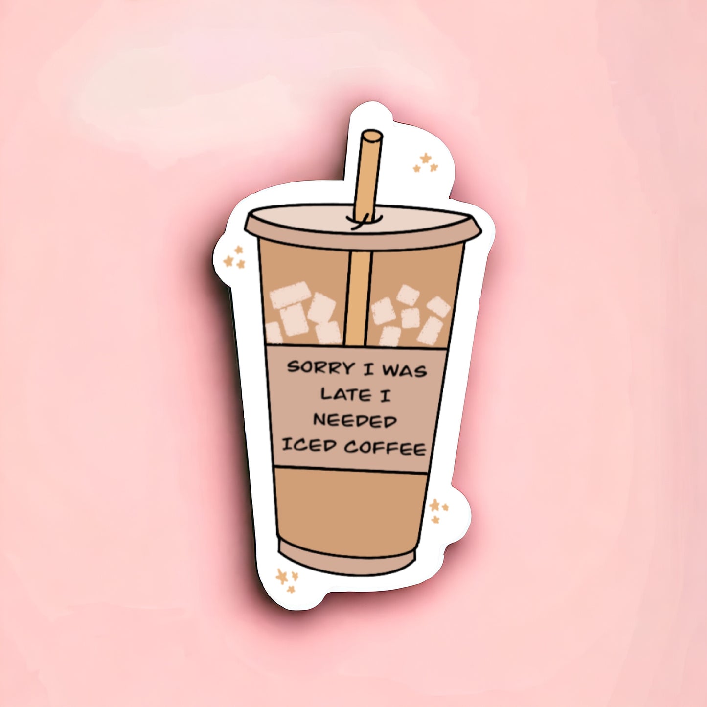 Iced Coffee Sticker