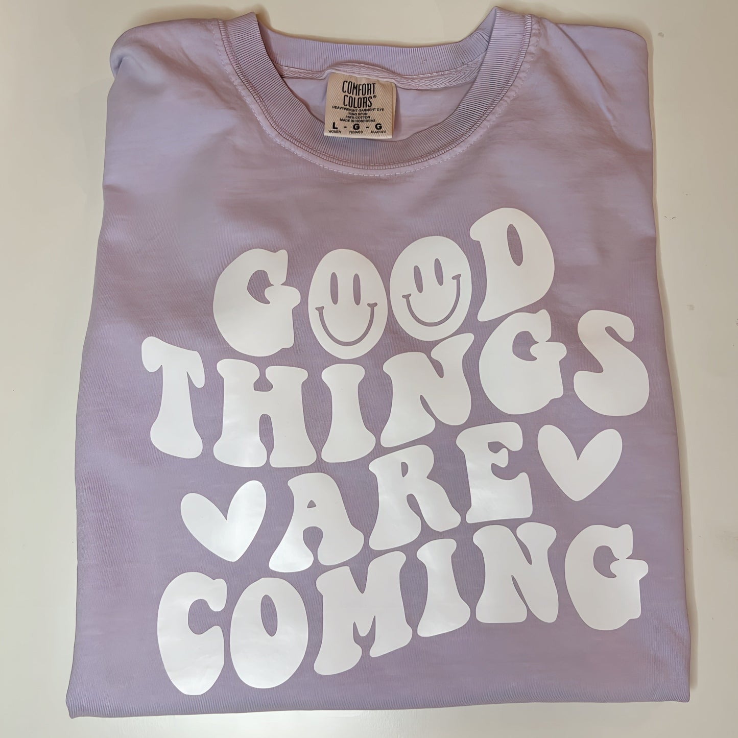 Good Things Are Coming Cropped T-Shirt