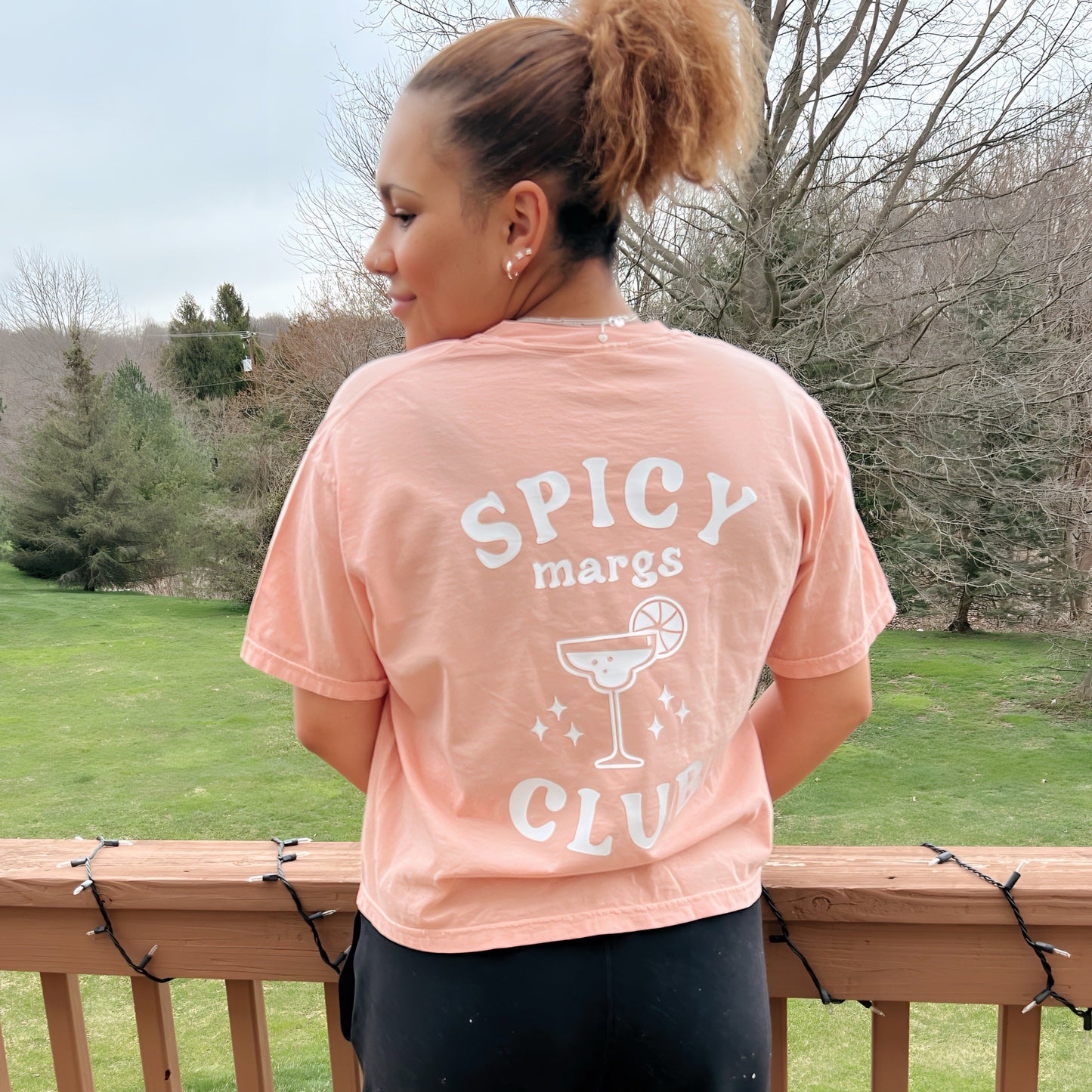 Spicy Margs Club Cropped T-Shirt